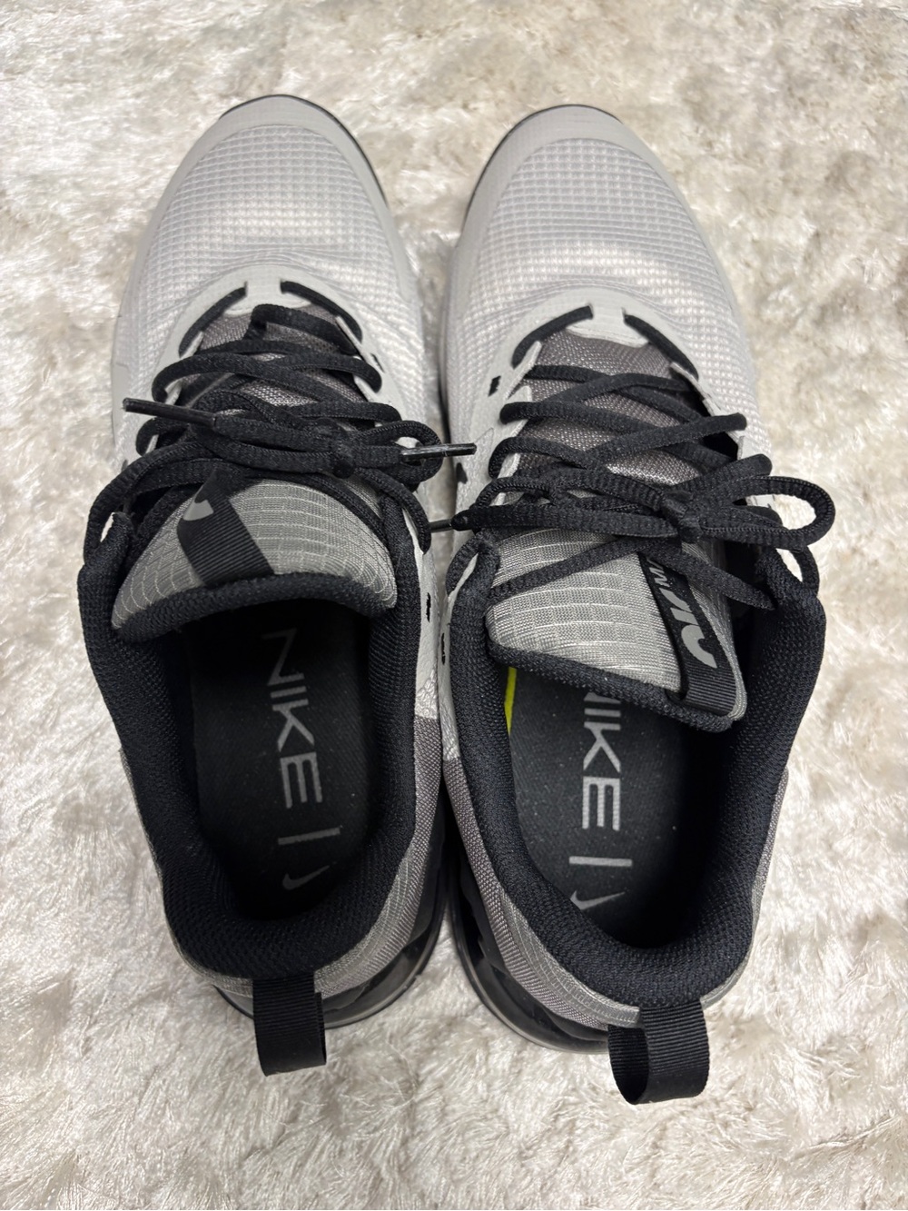 Nike Men’s Air Max Alpha Trainer 5 Light Gray & Black Athletic Sneakers - Picture 9 of 10